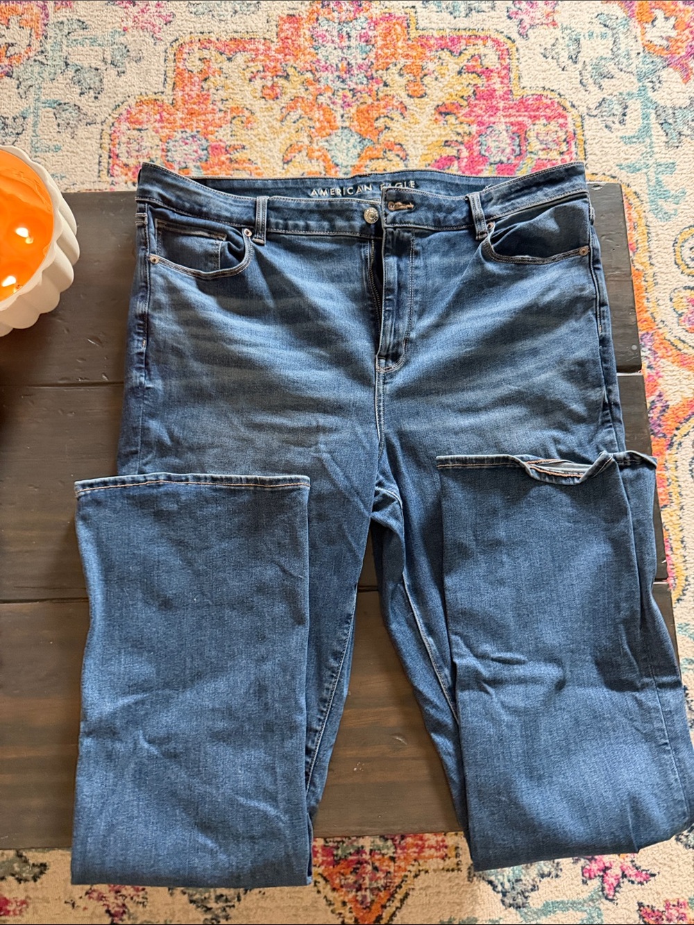 American Eagle Outfitters High-Rise Skinny Kick Jeans